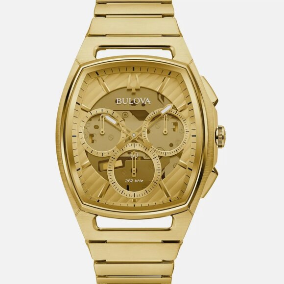 Bulova Other - Bulova Gold Curv 42mm Watch New